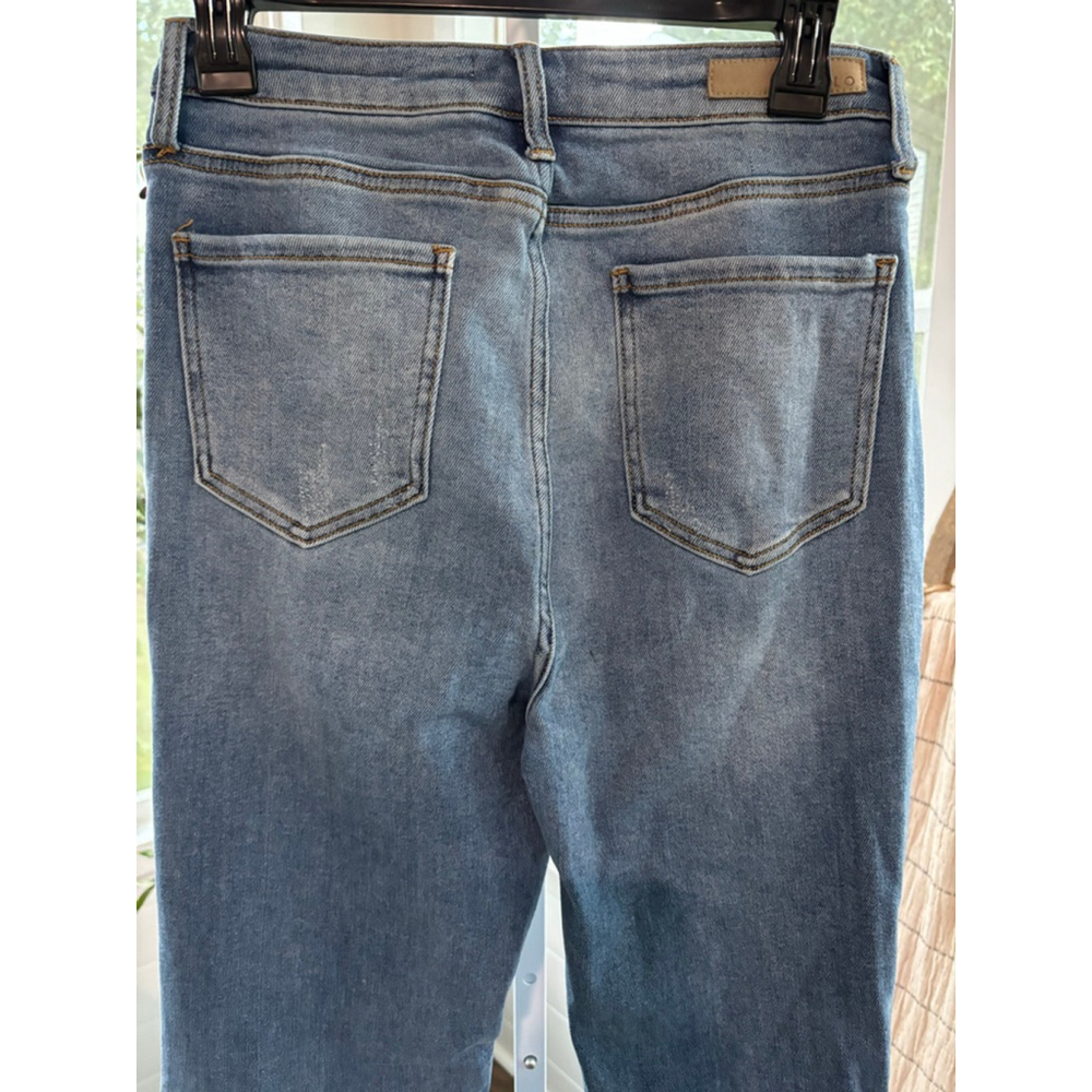 Women's Cello Jeans Flare Two-Tone Blue Size, 11 - Picture 6 of 10